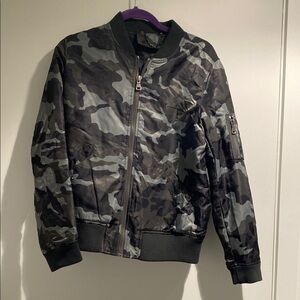 Camouflage Bomber Jacket